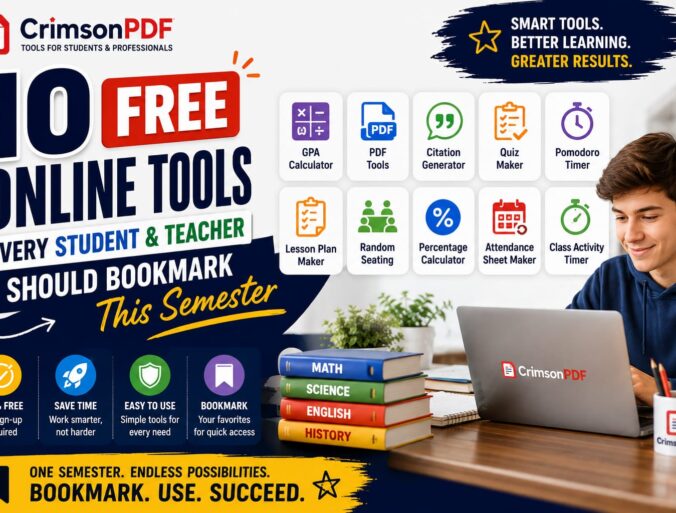 10 Free Tools Every Student & Teacher Should Bookmark